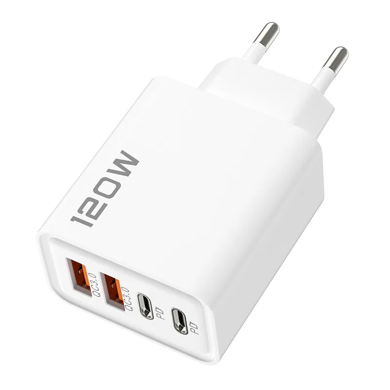 120W charger USB-C and USB-A ports