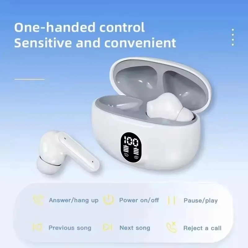 One-handed control wireless earbuds