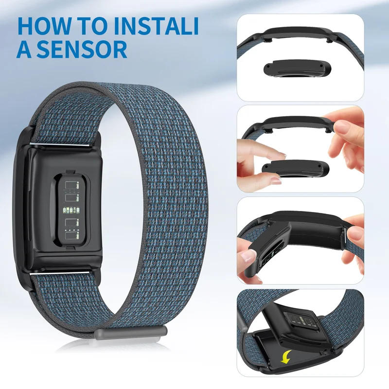 How the Mi Band nylon strap attaches