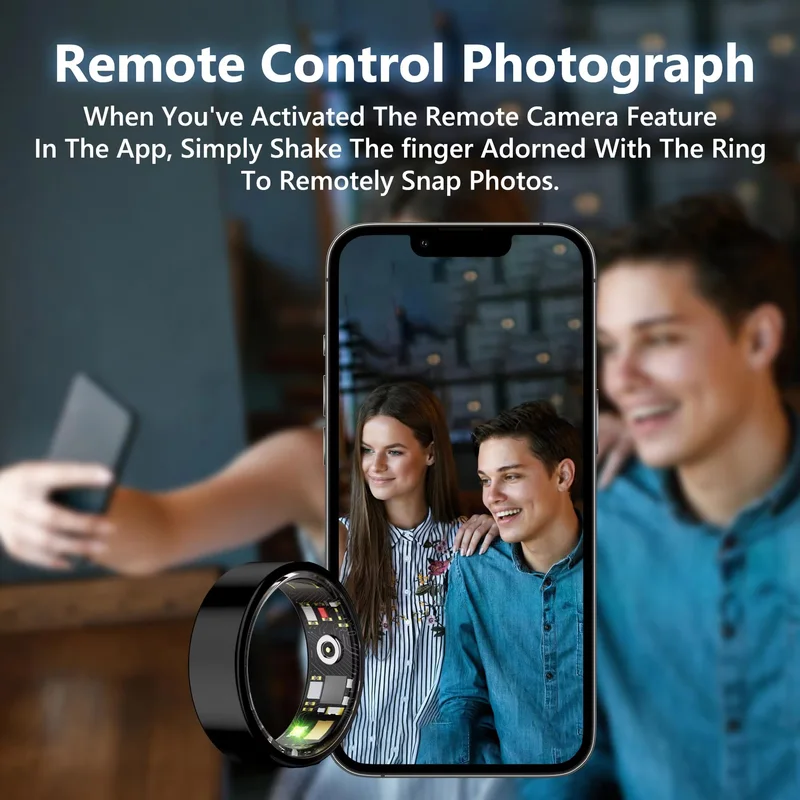 Smart ring remote camera shutter feature